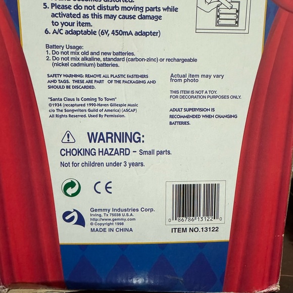 Vintage Christmas Gemmy 1998 Hip Swinging Santa - Tested - Picture 4 of 11